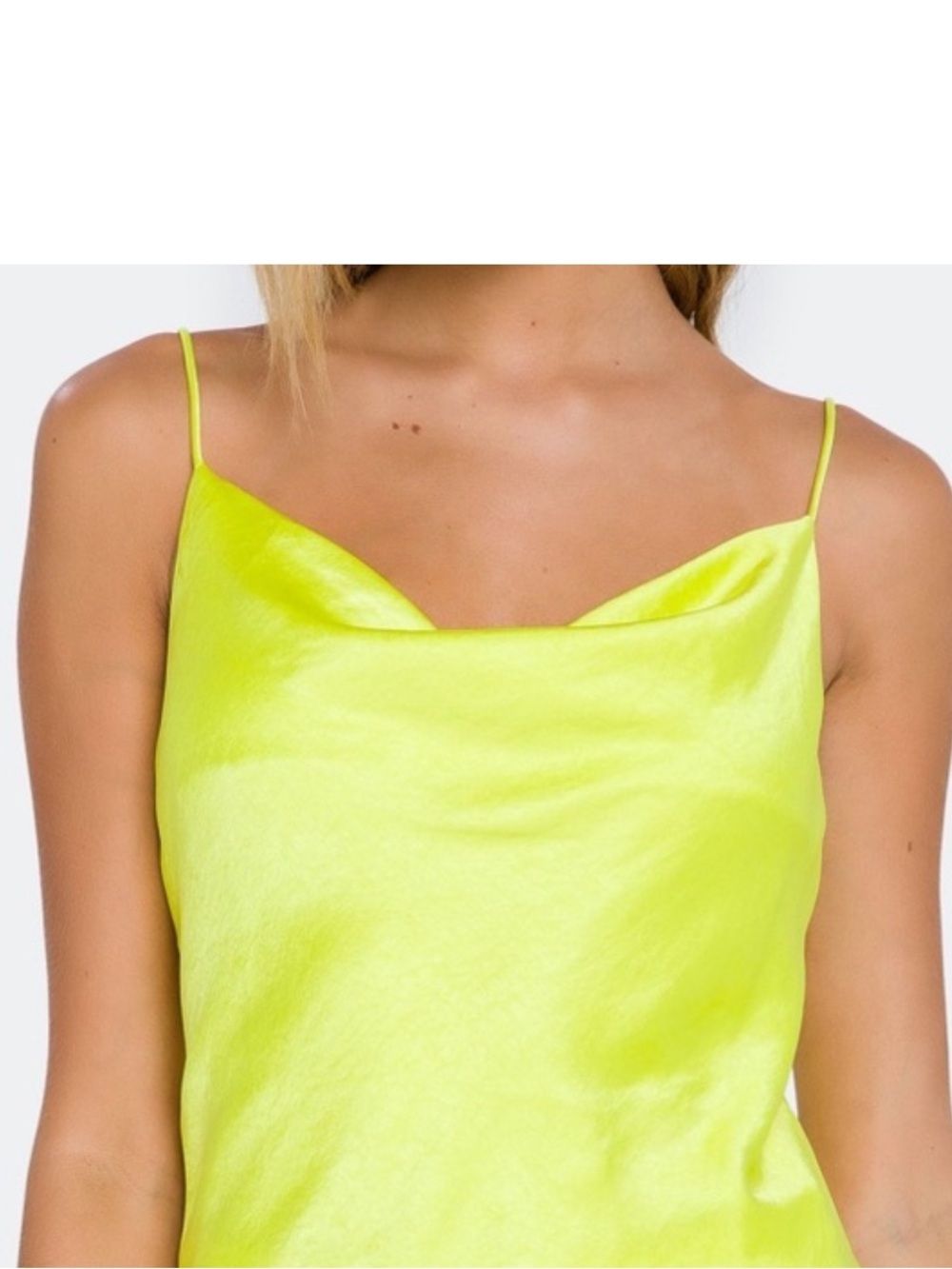 NEW! ! Lester’s Slip Tank by Chloe Rose  (Lime) S